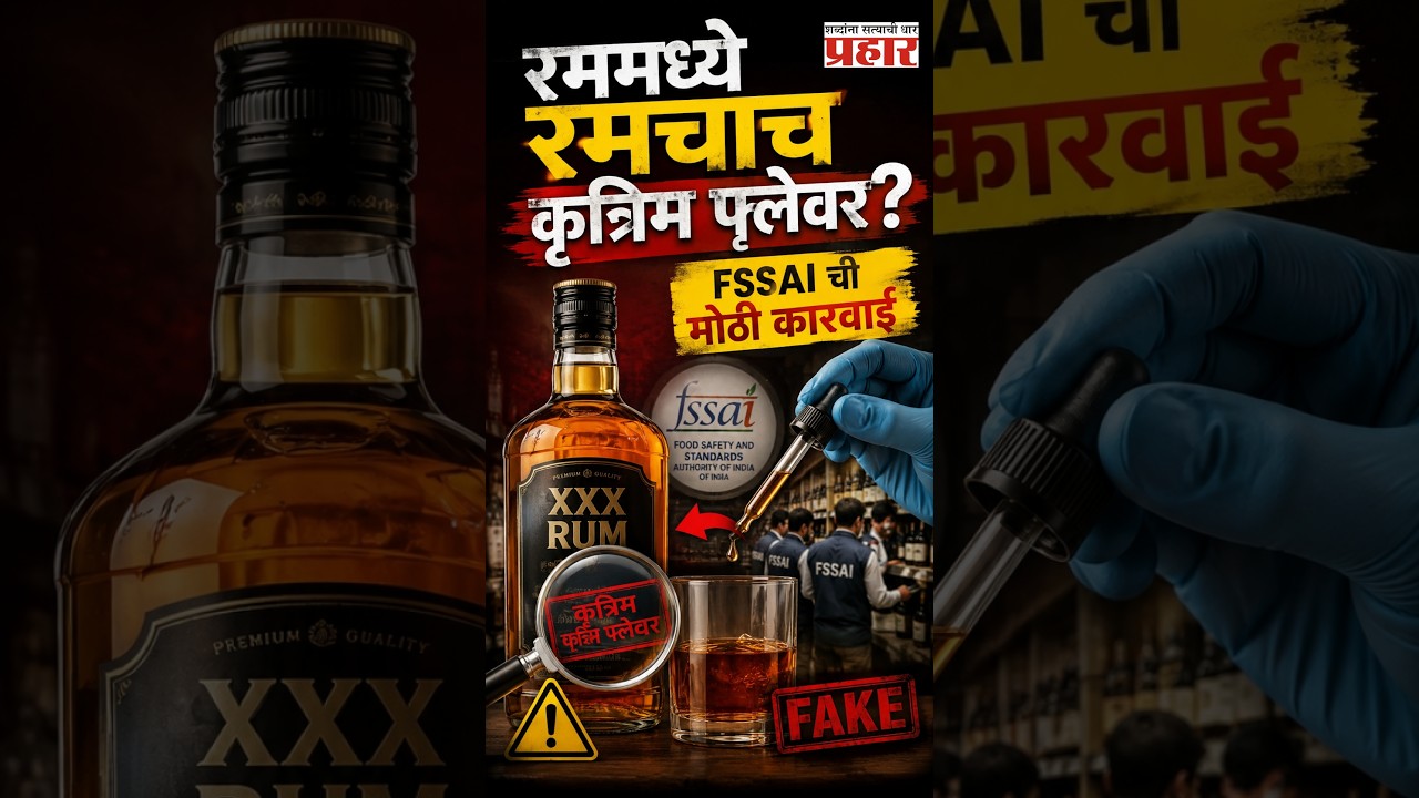 Old Monk Variants Banned |'रममध्ये रमचाच कृत्रिम फ्लेवर?' FSSAI ची मोठी कारवाई |