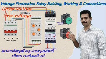 Phase Protection Relay Setting and Wiring Diagram | Phase Sequence relay | akr technical