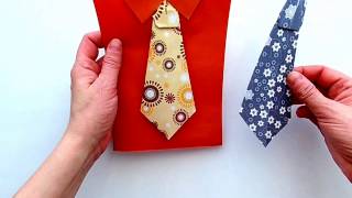 How to make a Tie out of Paper Beautiful Origami Tie for 2 Minutes