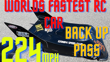 ARRMA LIMITLESS SPEED RUN                              BACK UP PASS (224mph)