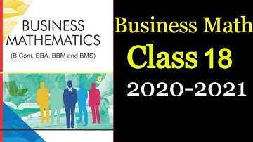 #18 Business Maths | B.com | Full Syllabus | in hindi | Free Ki Pathshala | Online Class