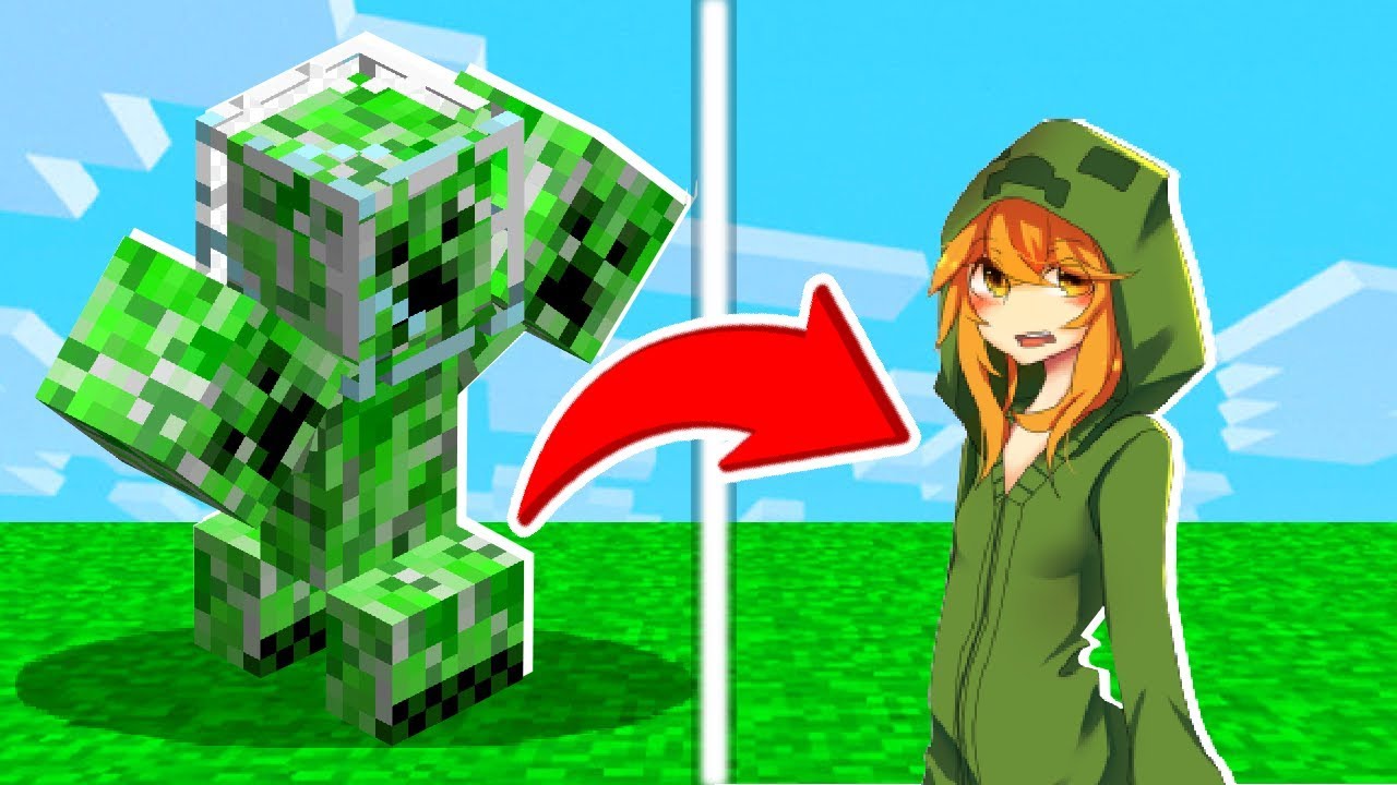 E SE OS MOBS DOS MINECRAFT FOSSEM GAROTAS? 