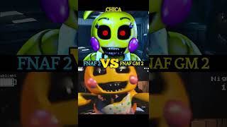 FNAF 2 vs GOLDEN MEMORY 2 😱 #fnaf #scary
