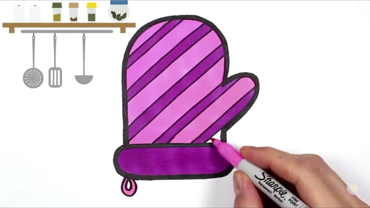 Kitchen Utensils | 10 Piece Drawing and Coloring for Kids