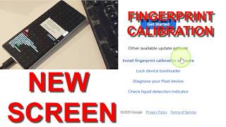 How to Calibrate Finger Print Senor of a New Pixel Phone After a New Screen is Installed MY WAT