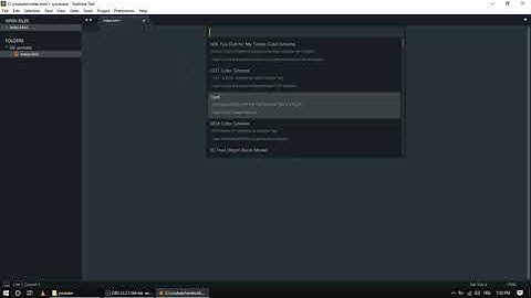 How to load default HTML file in sublime text 3
