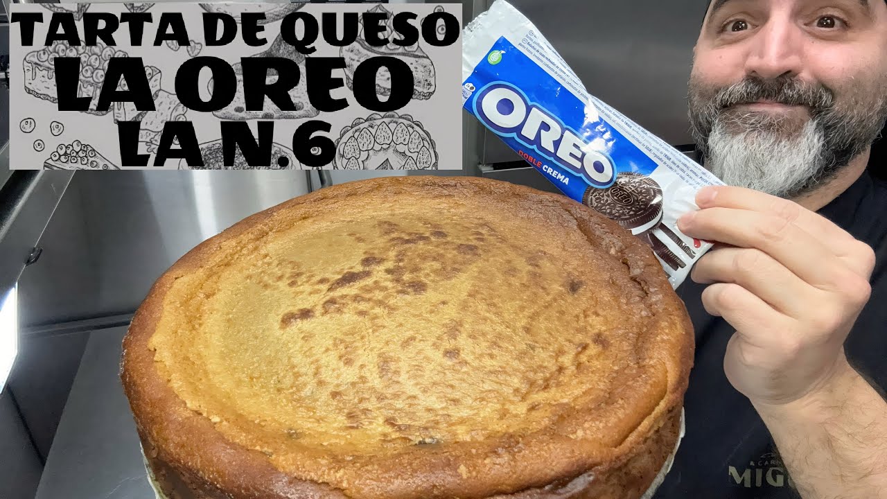 Tarta de queso la Oreo, la numero 6 de nuestra serie de diez tartas de queso.