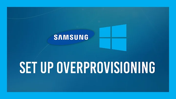 Set up Overprovisioning on Samsung SSDs | UPDATED