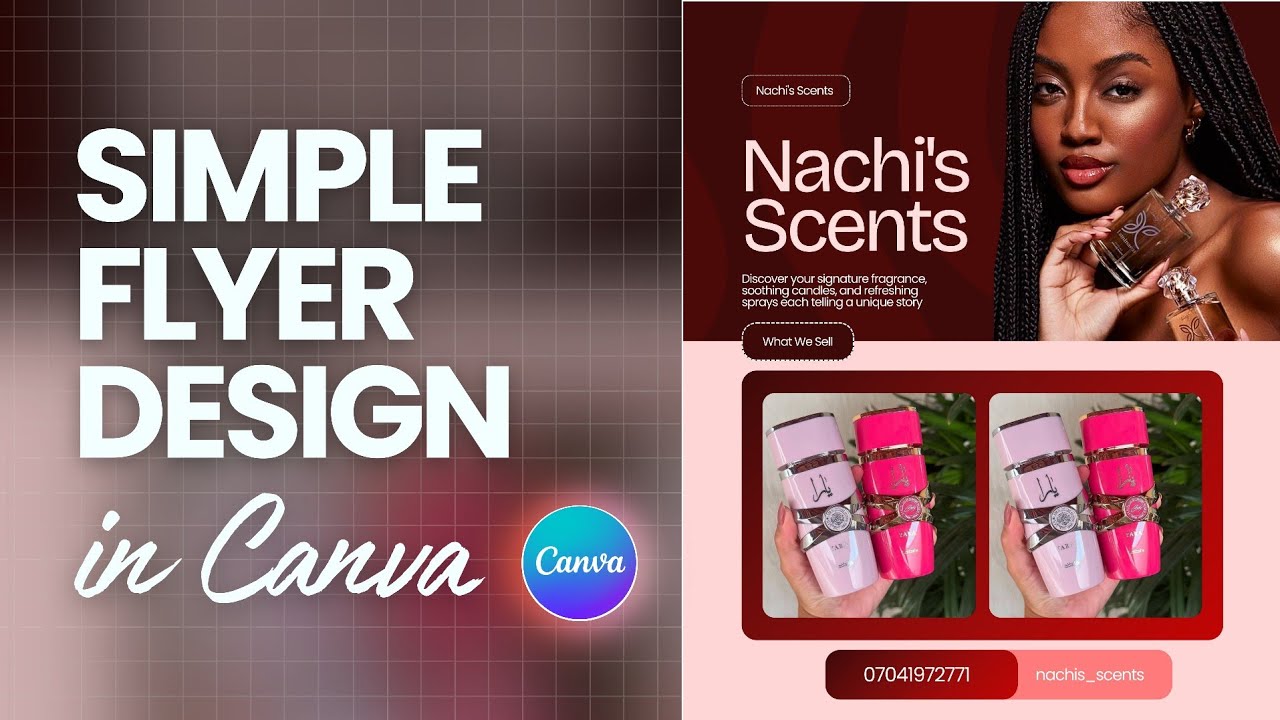 Canva Tutorial | Simple Business Flyer Design 