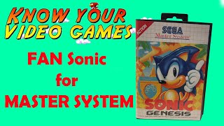 Sonic Genesis for the SEGA MASTER SYSTEM