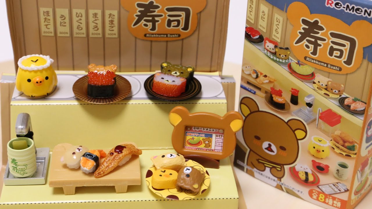 Rilakkuma Sushi and Licca Sushi-Go-Round - YouTube