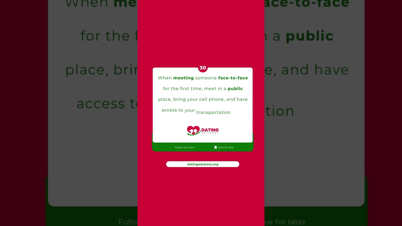 First Date Safety Tips | Best Dating Tips 2025 | Dating Advisory 