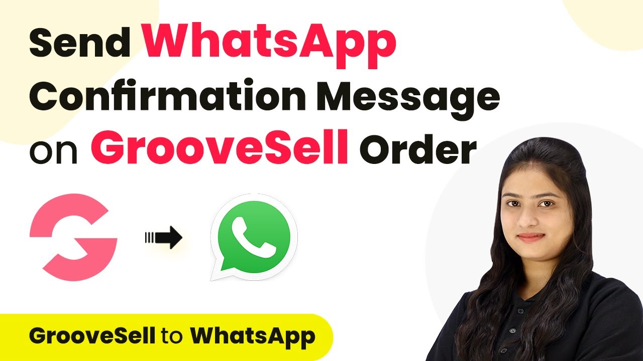 How to Send Confirmation Message on WhatsApp for GrooveSell Order