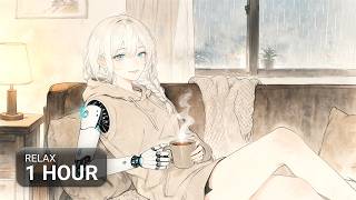 lofi hip hop ☼ neon rain vibes | Aiwee [1 HOUR] #neon_city #rain_city screenshot 3