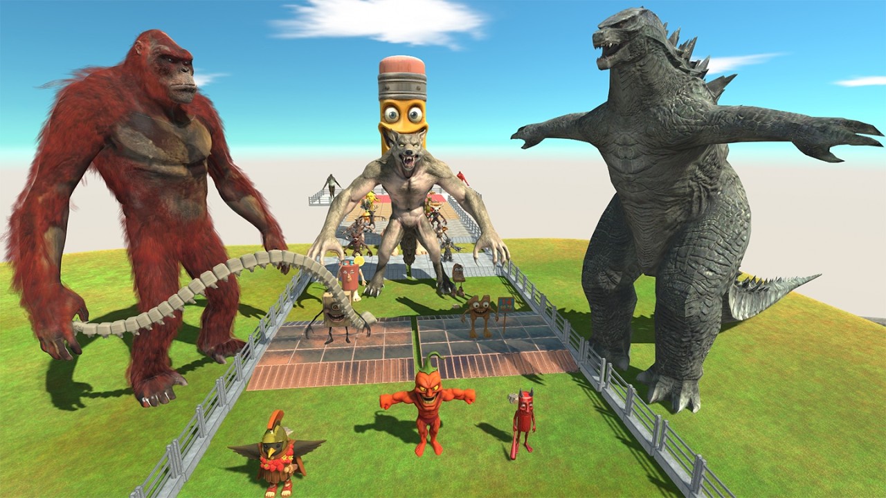 Brainrot Animal Memes Who Can Pass Alliance Team  Animal Revolt Battle Simulator