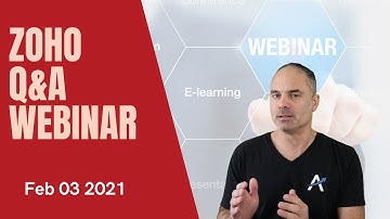 Q&A Sessions Feb 03 2021 / Zoho Workdrive, Zoho Books, Zoho CRM