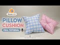 Cozy Realistic gingham Cushion/pillow in Blender🌸 | Beginner tutorial | Day 2 blender challenge