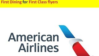 American Airlines new Flagship Lounge and Flagship First Dining for First Class flyers Flagship First Dining Progressive Dinner Nyc 2017