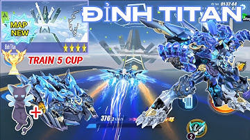 [ZING SPEED MOBILE] MAP NEW ĐỈNH TITAN TRAIN 5 CUP BẰNG TÊ 6 + KERO 🔥