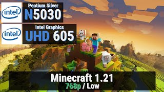 Pentium N5030 + UHD 605 vs MINECRAFT