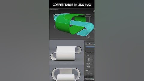 COFFEE TABLE IN 3DS MAX