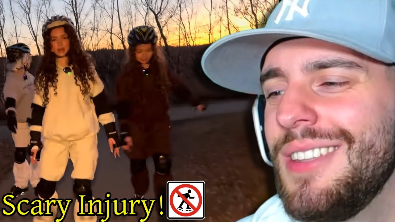 Сестры Калогерас получили СЕРЬЕЗНЫЕ травмы, катаясь на роликах