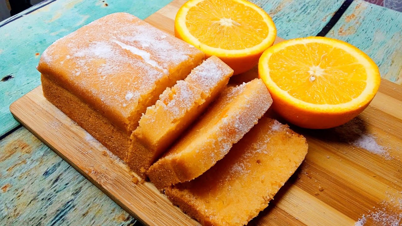 Orange Pound Cake | Eggless & Without Oven | Tea Time Orange Cake Recipe | Corner Cooks