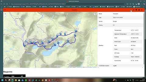 RouteCard import GPX from Hiiker