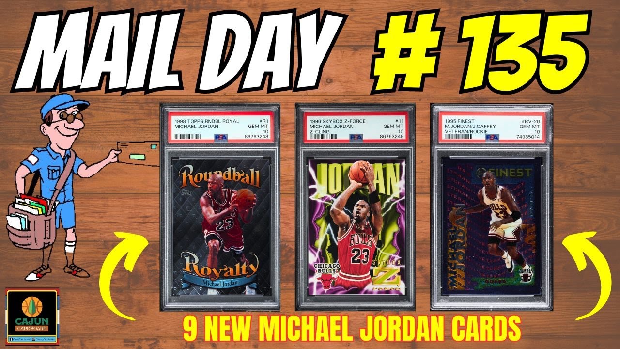 Super Low Pop 13 Michael Jordan PSA 10 Insert Arrives - Mail Day