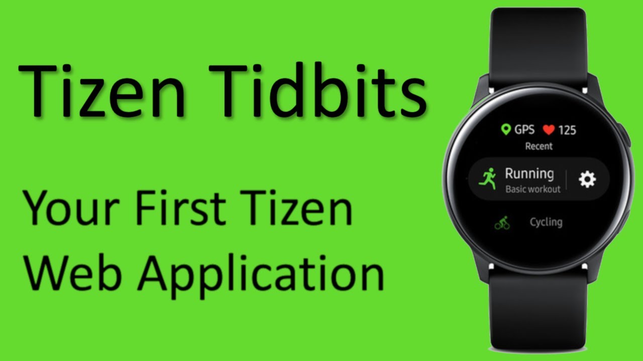 tizen watch app