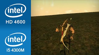 Gothic 3 Intel i5 4300M + Intel HD Graphics 4600 Gameplay (Notebook / Laptop)
