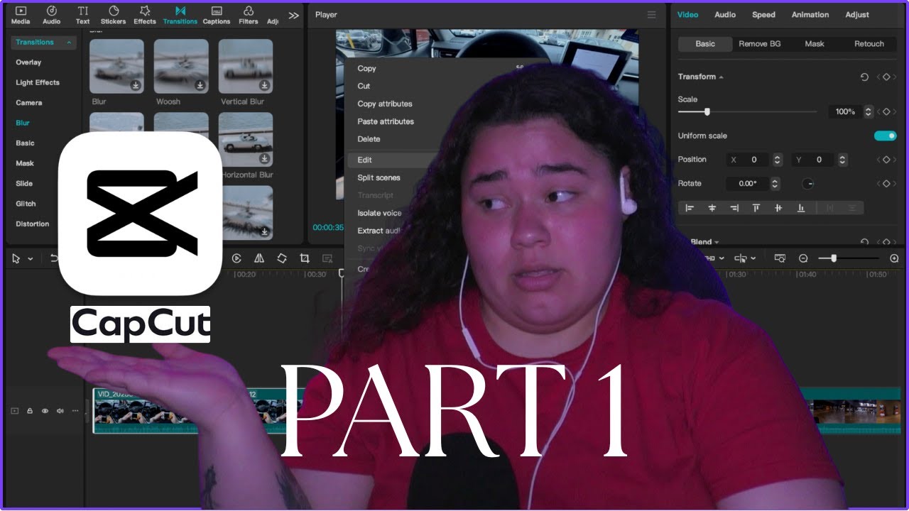 How to edit for FREE on CapCut [Part 1] - YouTube