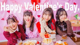 【撮影密着】仲良しモデルでバレンタインパーティしよっ🍫💞【女子会】