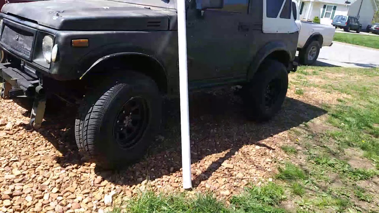 Suzuki Samurai PVC rocker panels - YouTube
