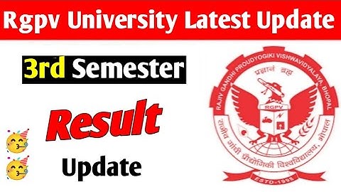 Rgpv 3rd semester result update 🥳// Rgpv BE/BTech 3rd semester students jaldi dekho