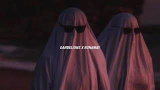 dandelions x runaway ( slowed   reverb   gate effect ) tiktok viral cinematic sounds