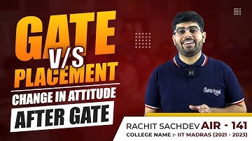 How Life Changed After Gate | Gate vs Placement |  IIT Madras | @GATEATZEAL