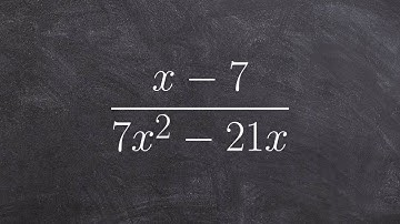 Factoring out the GCF from the denominator to help you simplify your rational expression