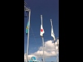 Japan flags at half-staff on first anniversary of 3.11 quake