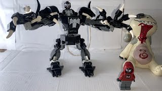 LEGO 76276 VENOM MECH ARMOR VS MILES MORALES build and review