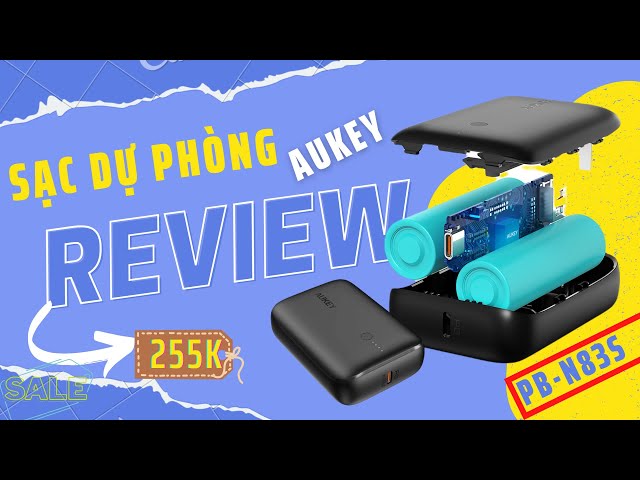 Bóc seal  & Review Sạc dự phòng Aukey Basix Mini PB-N83S - 270k Ngon bổ rẻ từ CellphoneS ?