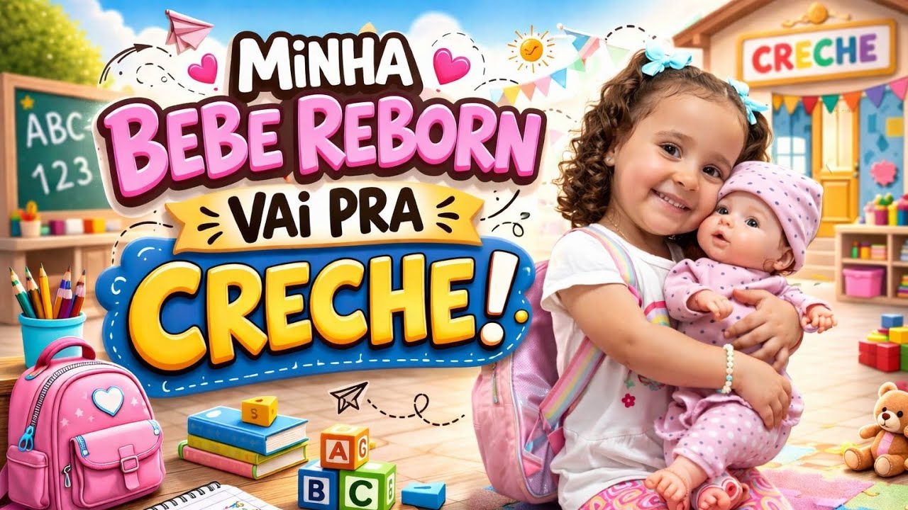 Minha bebê reborn vai pra creche