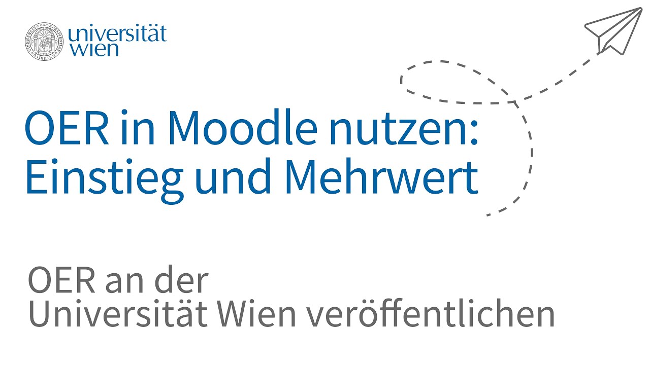 OER in Moodle nutzen: Einstieg und Mehrwert