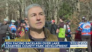 RDU facing backlash over Lake Crabtree County Park development