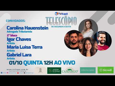 5° Telescópio - 01/10/2026 - Reforma Tributária / Espetáculo no SESI