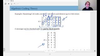 05.09 Algebraic Coding Theory: Group Codes