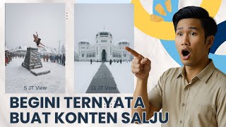 TUTORIAL || CARA MEMBUAT KONTEN MUSIM SALJU YANG LAGI VIRAL !!