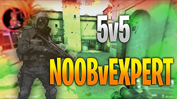 CS:GO Noob vs 5 Expert Bots (Part 1)