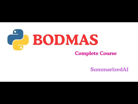 Master Python BODMAS in 10 Minutes | Solve Complex Expressions Easily for Beginners