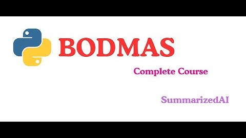 Master Python BODMAS in 10 Minutes | Solve Complex Expressions Easily for Beginners